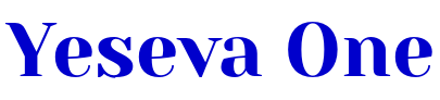 Yeseva One 字体